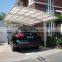 Prefeb House Aluminum Metal carport car parking cover with arched roof