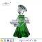 angel shaped wing glass candle holder tealight insert