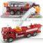 360 degree revolve and retractable scaling ladder Friction cheap plastic toy cars fire toys