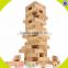 Wholesale 51 PCS educational baby stacking bricks game funny wooden stacking bricks game toy kids wooden blocks W13D149