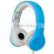 Dongguan ICTC Factory Kids Headphones Volume Limiting and Audio Sharing Port (Blue)