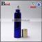 new products cost price UV light blue 30ml roll on glass bottle high quality fancy tube perfume bottles manufacture