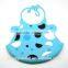 Non-toxic feeding food grate color flexible silicone baby bib