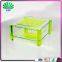 Fancy Colorful Acrylic Tea Table Living Room Sofa Side Water Table Lucite Love Letter Table