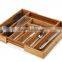 TOP Quality unique bamboo expandable bamboo kitchen drawer organizer for kitchen tools