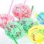 Hot sale Christmas decoration plastic cocktail parasol straws