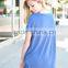 lady shirt 2017 Short Sleeve Round Neck Knot Top trend t shirt