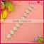 wholesale fashion white elegant flower hair decoration chain with rhinestone for wedding decoration in bulk WHD-035
