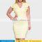 Fat women casual v-neck slim bodycon plus size summer office cocktail mini short dresses for big lady