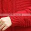 Winter Long Coat Wholesale Knit Hooded Cardigan women sweater/With cashmere cardigan sweater