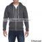 Men's Ringspun Full-zip Hooded Sweatshirt