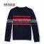 Normal Long Sleeve Round Neck 100% Cotton Boy Knit Sweater