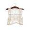 100% Cotton Toddler Girls hollow Crochet lace waistcoats top