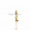 Two tone plated st lazaro charm pendant