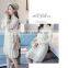New dress style 2017 spring floral dresses plus size print maternity dress
