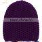 7GG Thick Wool Knit Lady Beanie Hat