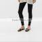EY0030L New Fashion Women Tall Waist Zipper Stretch Leggings