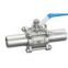 3PC ball valve with lock,3pcs ball valves