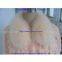 fur leather garment accessories fox fur collars tops pink