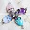 Skull Gemstone Beads Mixed Crystal Pendant For Jewelry Diy