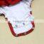 Newborn baby baseball romper ruffle diaper cover M7032201