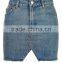 B33759A Latest Autumn fashion Bodycon Sexy blue denim jeans Skirt