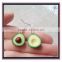 Fashion Double Hoop Earrings with Silver avocado