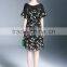 New Fashion Ladies Latest Design Women Elegant Floral Dress Girls Printed Sexy Mini Dresses
