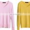 Chinese OEM service V neck classic style erdos cashmere sweater