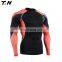 Printed sublimation rash guard Custom logo Rashguard lycra