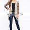 OEM new design ladies open front cardigan printed long sleeves women cardigan wholesale