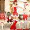 Wholesale Christmas Day Lace Up Sexy Fancy Santa XMAS Costume For Women