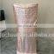 Custom Made Rose Gold Sequin Luxury Chair Caps for Weddings