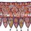 Ethnic Embroidered Window Topper Valance Authentic Decor Door Valance Vintage Tribal Valance