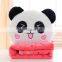 China import panda keep warm soft plush blanket