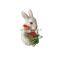 Rabbit eatting radish design enamel pewter handmade decorative trinket box