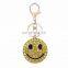metal emoji car keychain