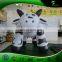 Excellent Design Giant Inflatable Parade Milk Cow , Inflatable Helium Advertising Bull Animals Model