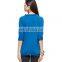 Blue Pintucks And Ruffle Top CHEFON Simple elegant long sleeve pintuck pleats pictures of blouses models 2015 CHEFON Simple eleg