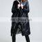 T-WJ018 Fall Winter New Women Down Elegant Fur Hooded Jacket Coat