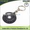 2017 custom rubber keychain / 3d Logo tyre shaped key chain/ soft pvc keychain