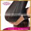 100% Human hair natural color clip in hair extensions for african american