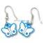 Wholesale soft pvc fashion earrings without ear muff