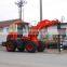 2.5ton wheel loader with trencher auger mix bucket