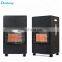 Electric natural gas mini patio heater