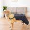 Striped suspenders big dog thick large dog Husky Samoyed wear Denim big dog clothes