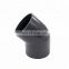ISO4422 Plastic PVC 45 degree elbow for pipe fitting