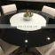 Factory price customized wedding furniture mirror glass dining table top