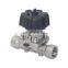 Sanitary  Manual Stainless Steel 316 diaphragm membrane valve