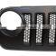 JL Style Black Mesh Car Front Grille  For Jeep Wrangler JK